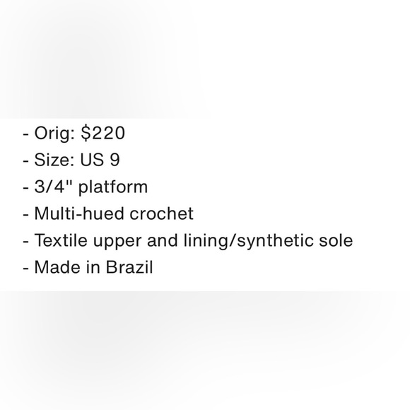 Farm Rio Sunset Crochet Slide Sandals - Picture 4 of 8